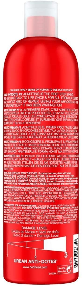 Bed Head Resurrection Conditionneur protection chaleur : prêt à supporter les outils chauffants.