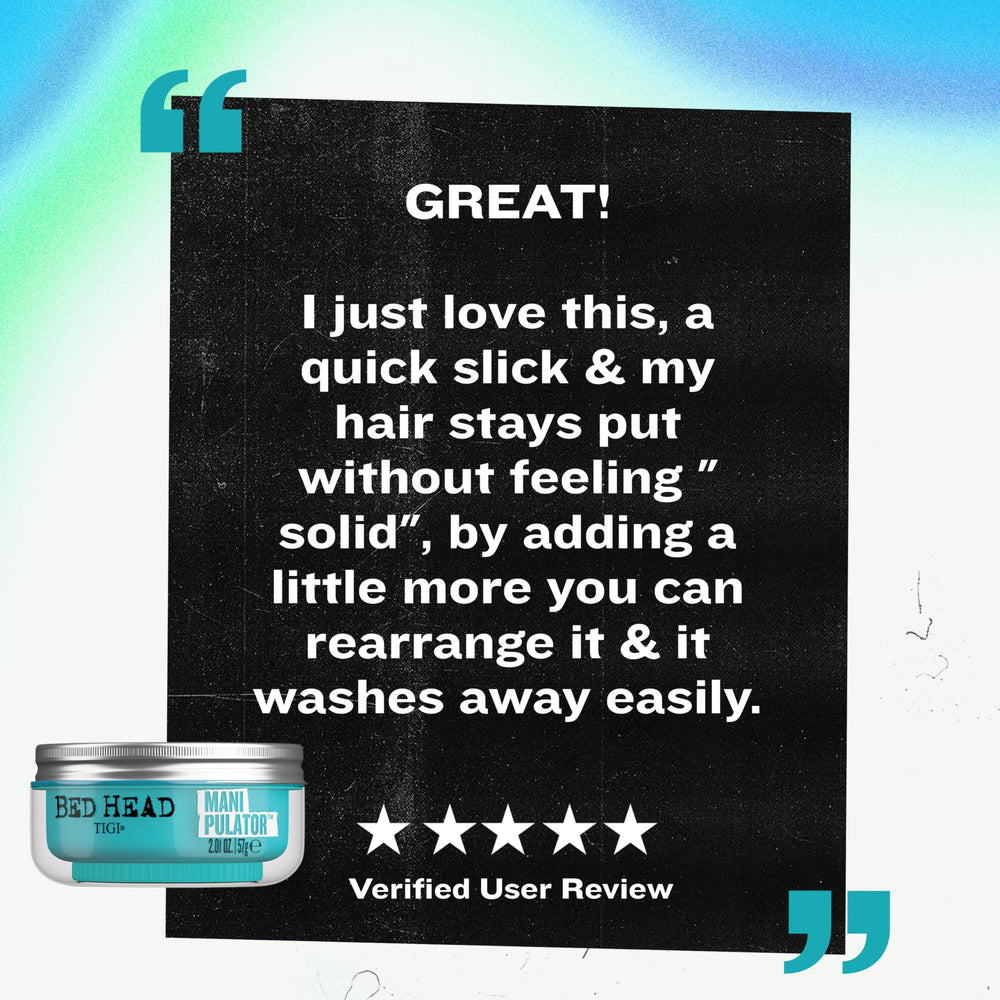 Bed Head Pâte texturante matte – style rapide et réactif tout au long de la journée.