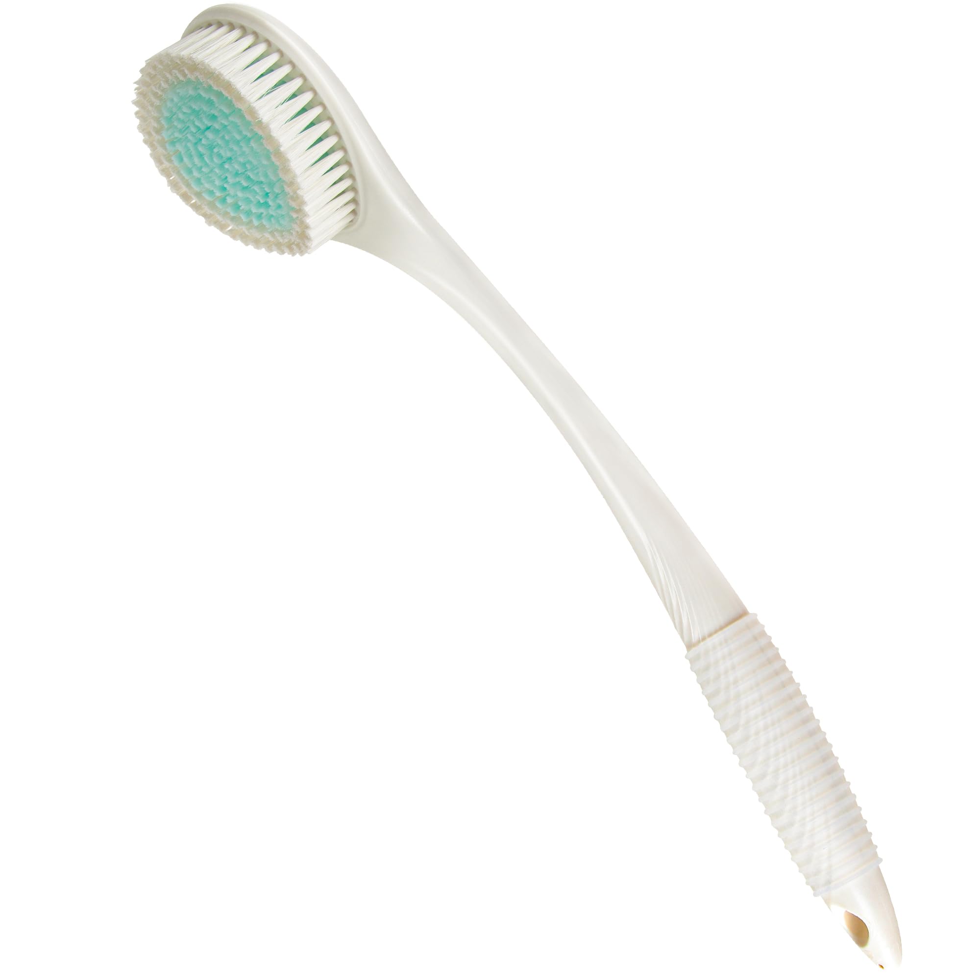BEDELITE brosse-douche manche long ivoire pour atteindre le dos facilement.