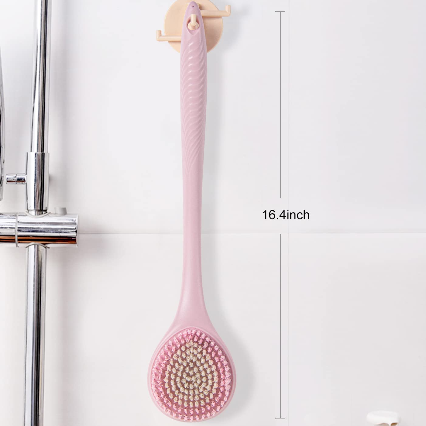BEDELITE brosse-douche utilisation sèche pour stimuler la circulation.