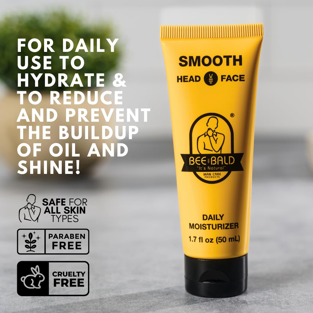 Bee Bald application mains, routine rapide pour le visage.