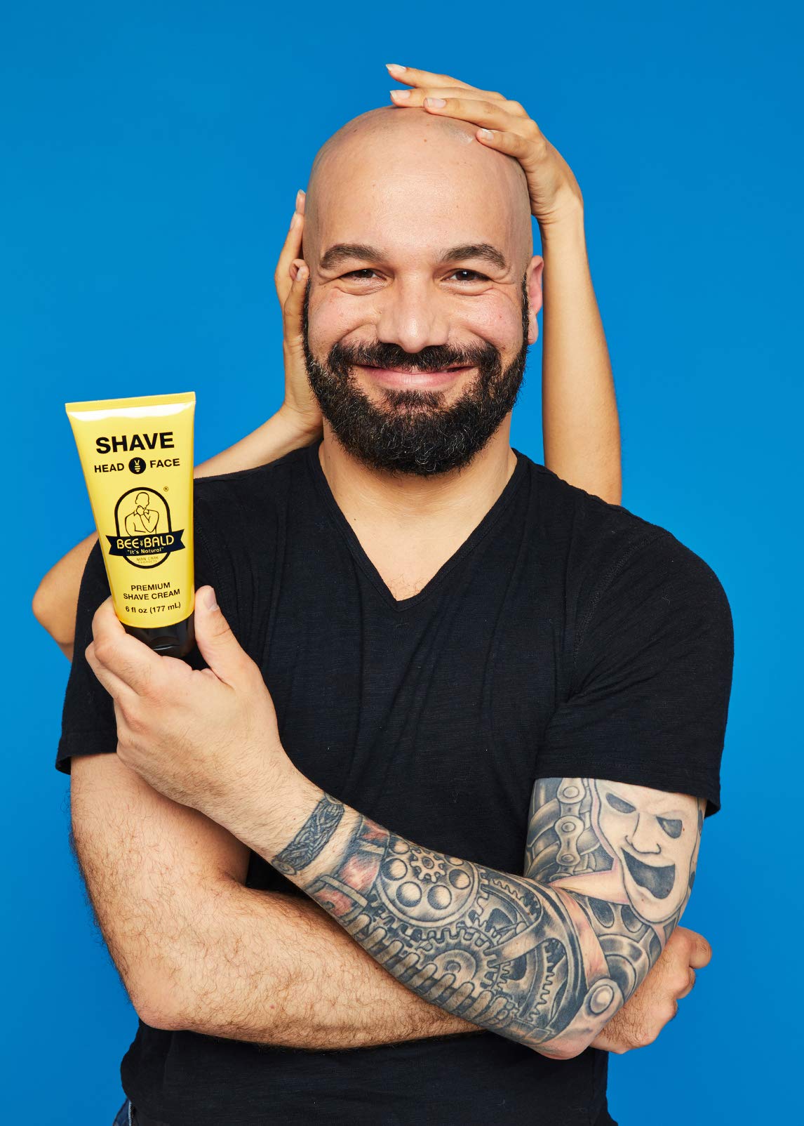 Bee Bald Crème Rasage – parfum frais et discret