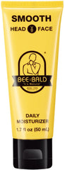 Bee Bald hydratant quotidien pour le visage, bouteille, peau douce et hydratée.