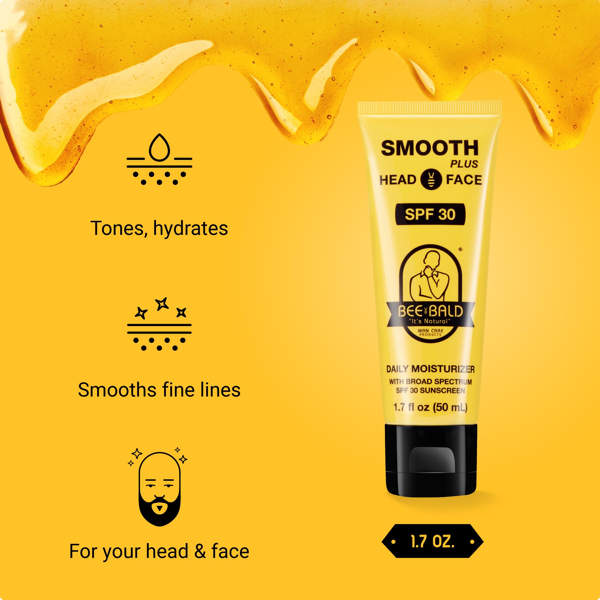 Bee Bald Smooth Plus application facile et non grasse pour le quotidien.