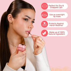 Bee Balm Original lip balm honey jar texture demonstrates creamy hydration