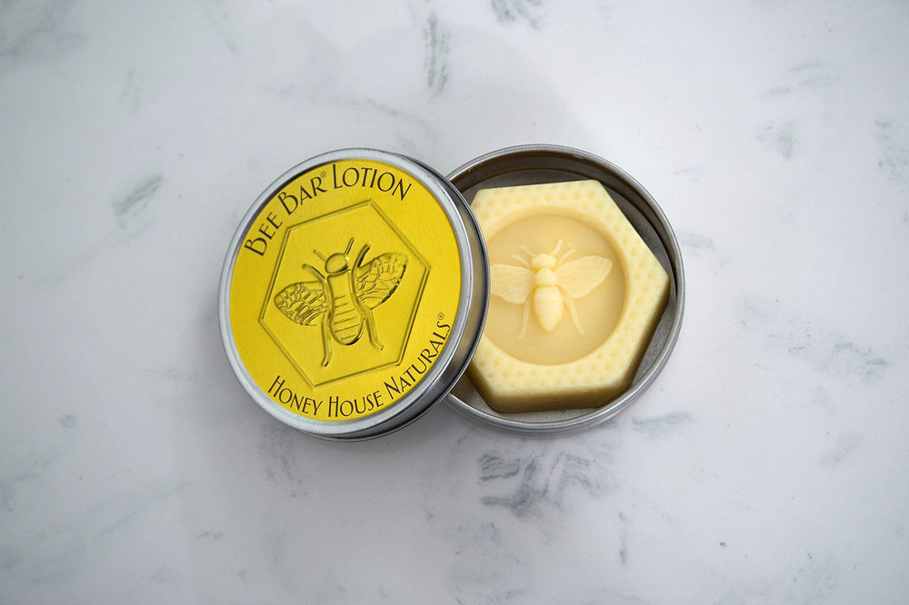 Bee Bar vanille grande-tin: soin durable pour peau sèche.