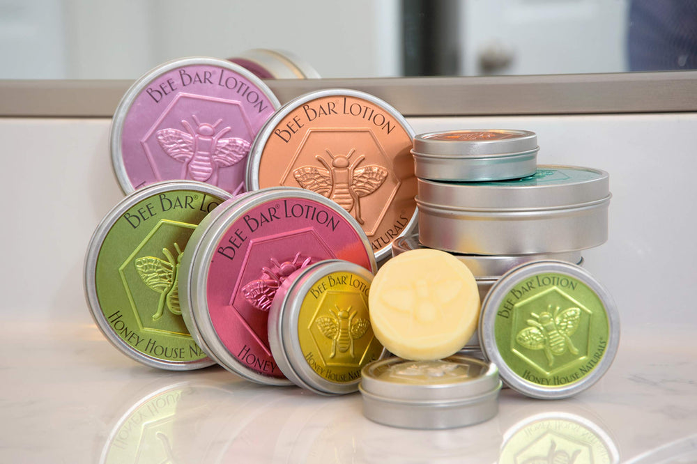 Bee Bar vanille transport-compact: compagnon hydratant en déplacement.