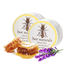 Bee Naturals Queen Eye Balm Duo – coffret cadeau élégant pour le regard reposé et hydraté