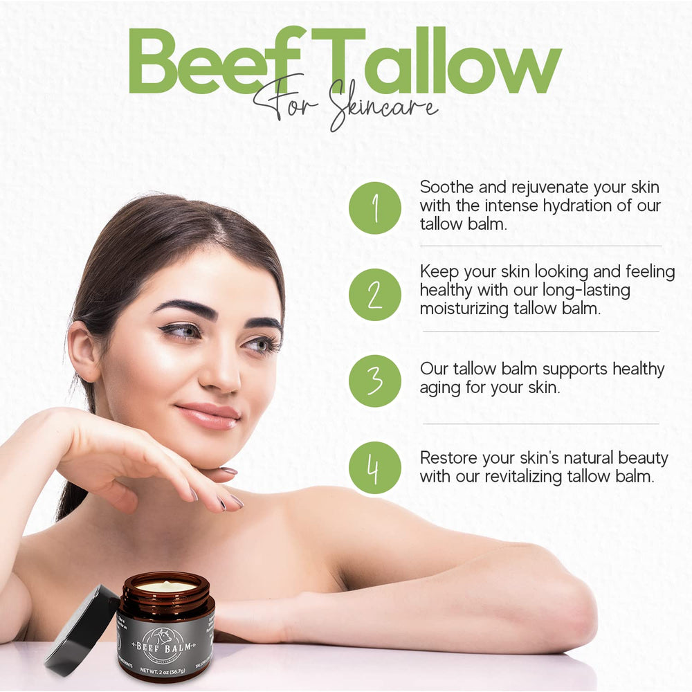 Beef Balm suitable for face, hands, and body care routines