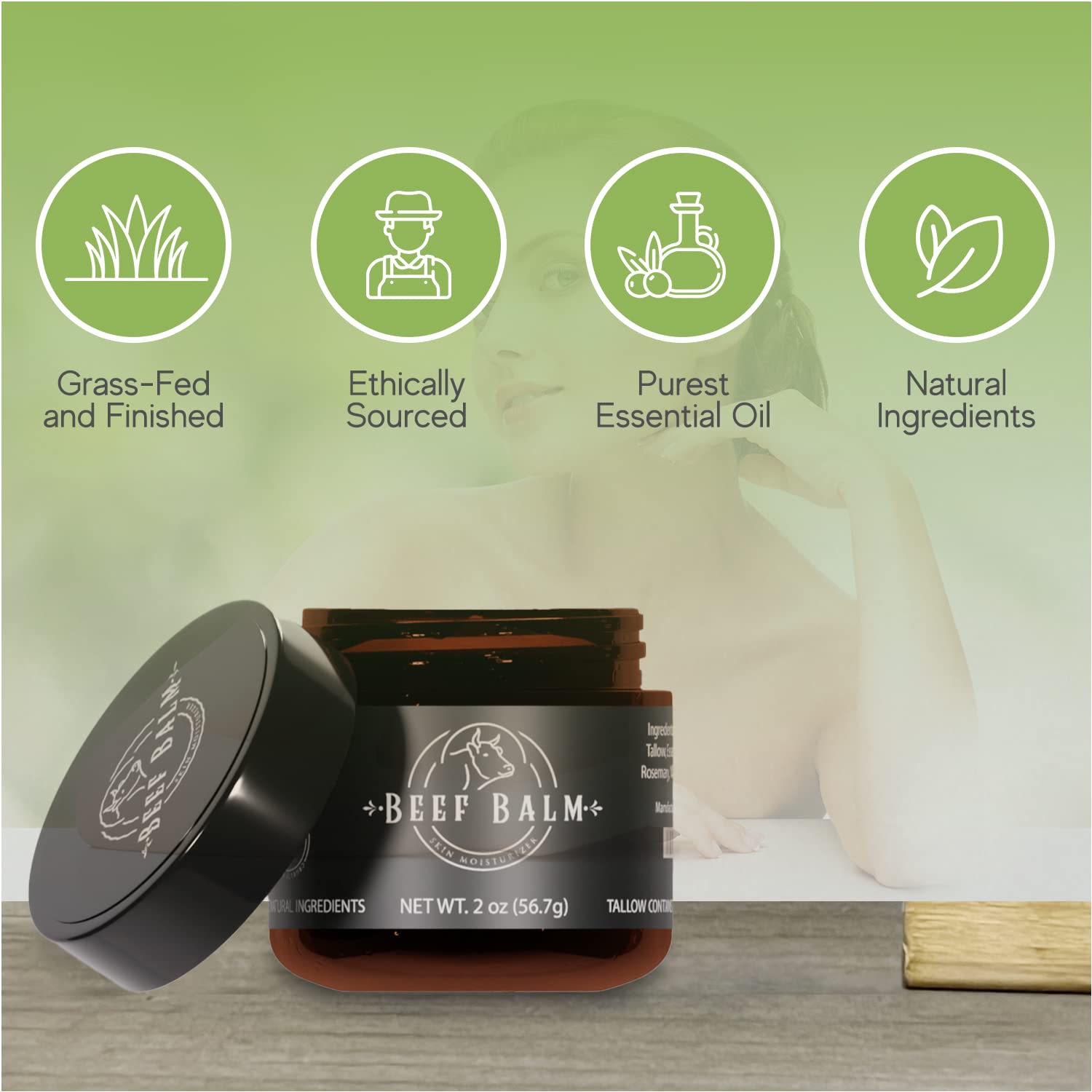 Beef Balm thick, spreadable texture ideal for quick moisture