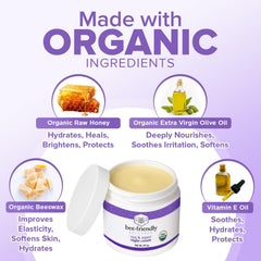 BeeFriendly Crème Nuit Cou Décolleté – soin ciblé pour le cou et le décolleté.