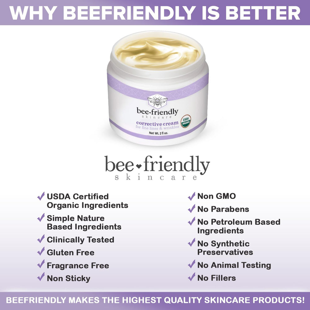 BeeFriendly sans parfum convient aux peaux sensibles et réactives.