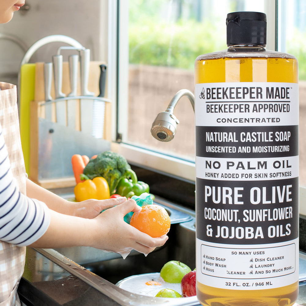 Beessential Castile soap sunflower oil component highlight