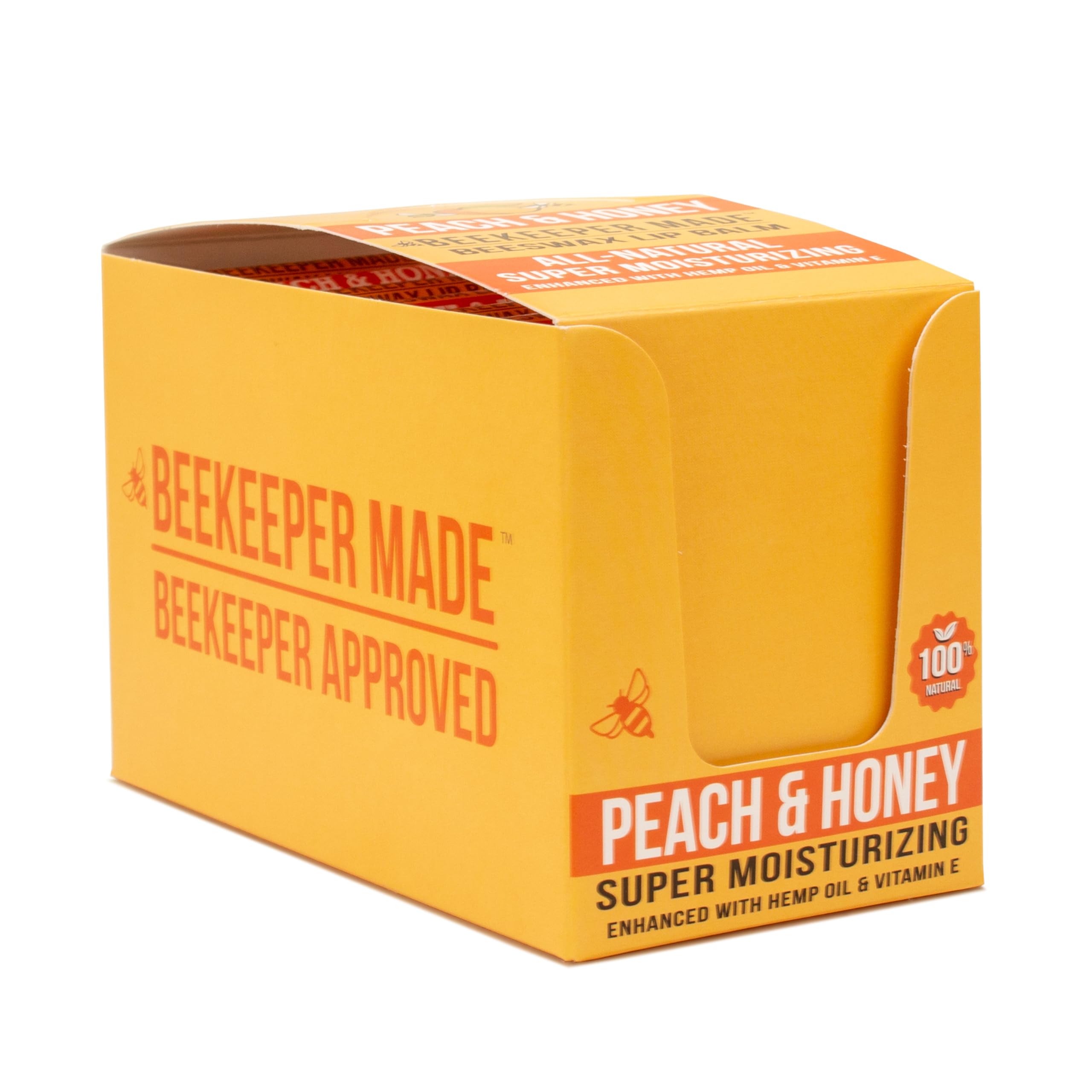 Beekeeper Made application baume lèvres en cire d’abeille, pour lèvres douces