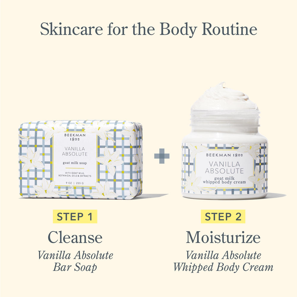 Beekman 1802 barre savon lait chèvre vanille absolute – texture onctueuse prête à l’emploi