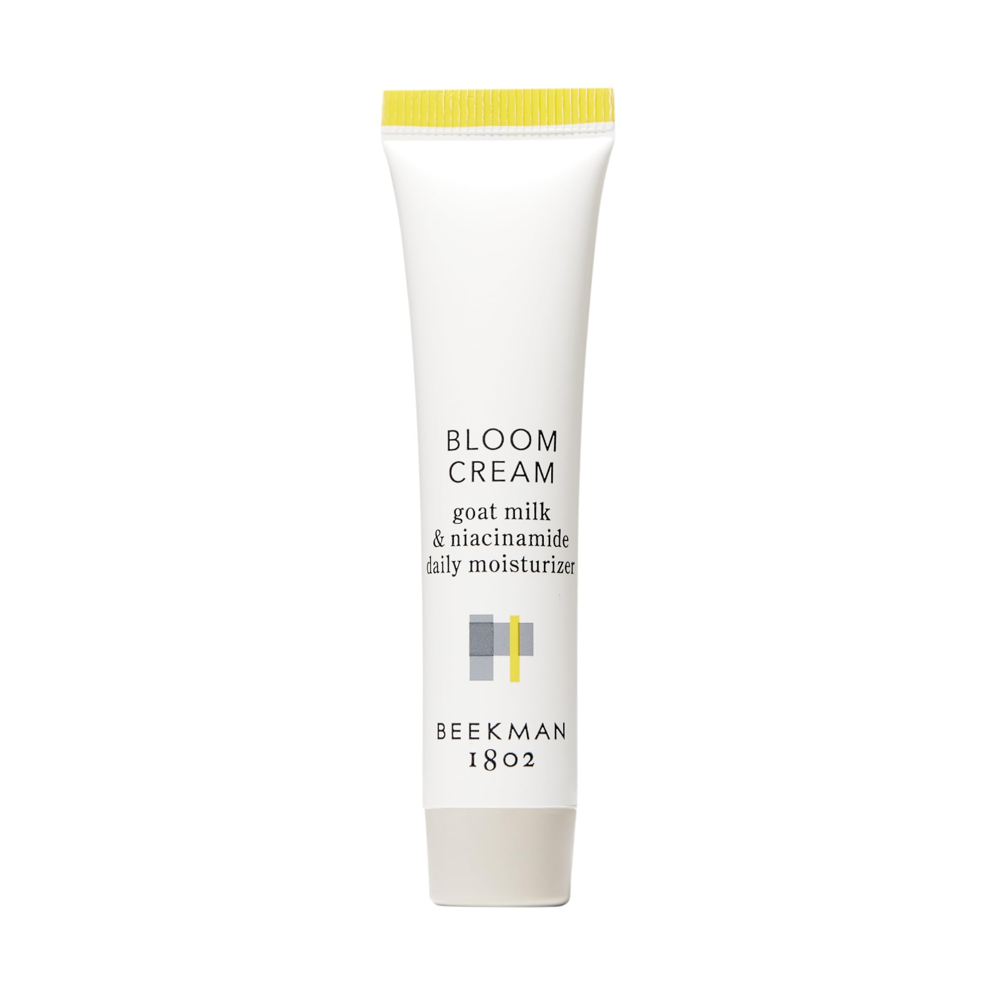 Beekman 1802 Bloom Cream jar close-up showing creamy texture for hydration