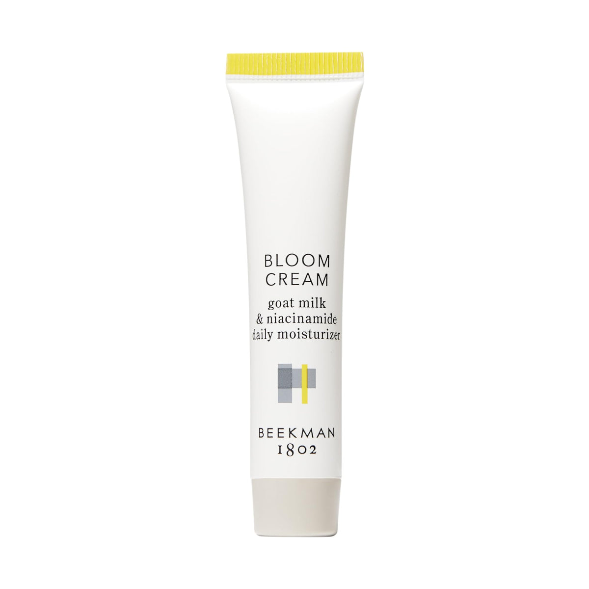 Beekman 1802 Bloom Cream jar close-up showing creamy texture for hydration