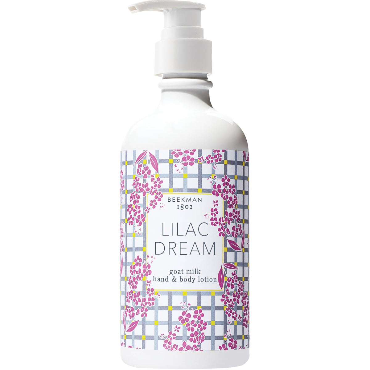 Beekman 1802 Crème Corps Lilac Dream: flacon pompe pour une application facile.