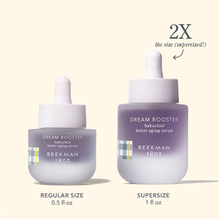 Beekman 1802 Dream Booster Bakuchiol – sans parfum, adapté pour femmes enceintes