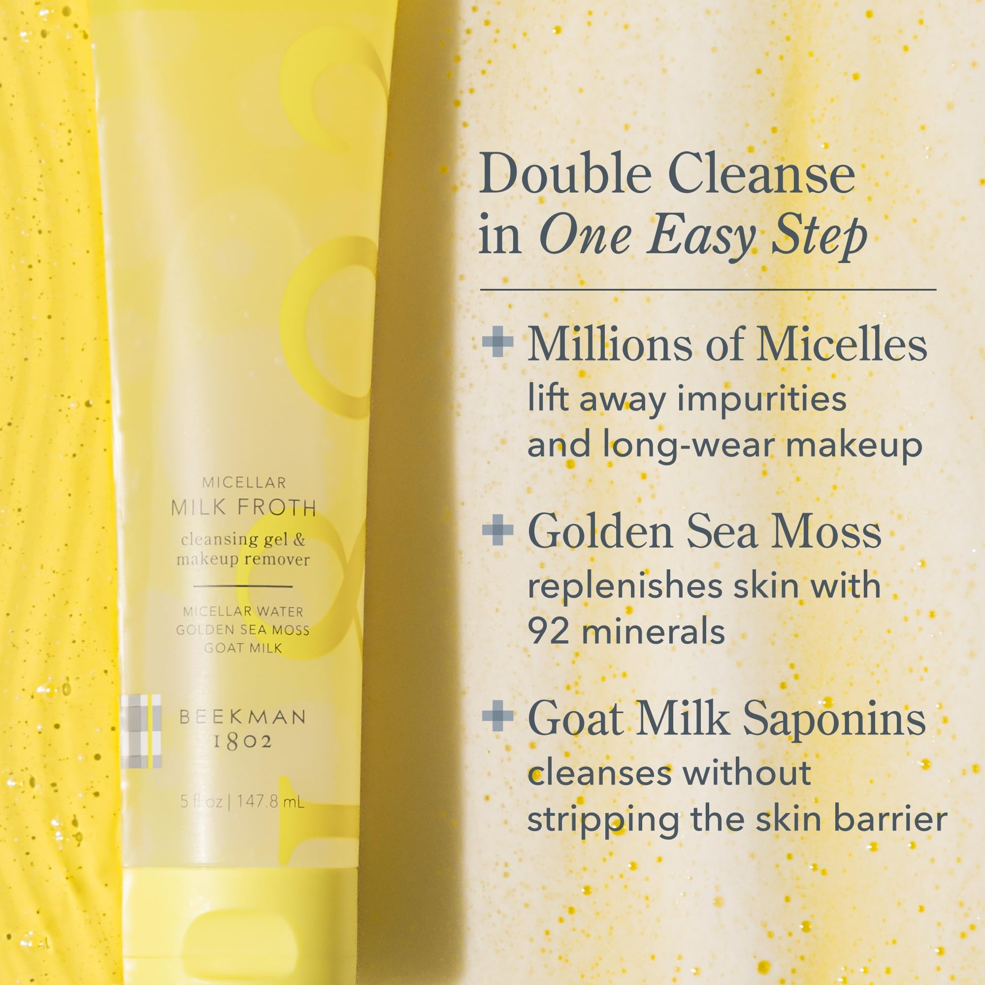Beekman 1802 formule saine sans parabènes ni sulfates, respectueuse de la peau.