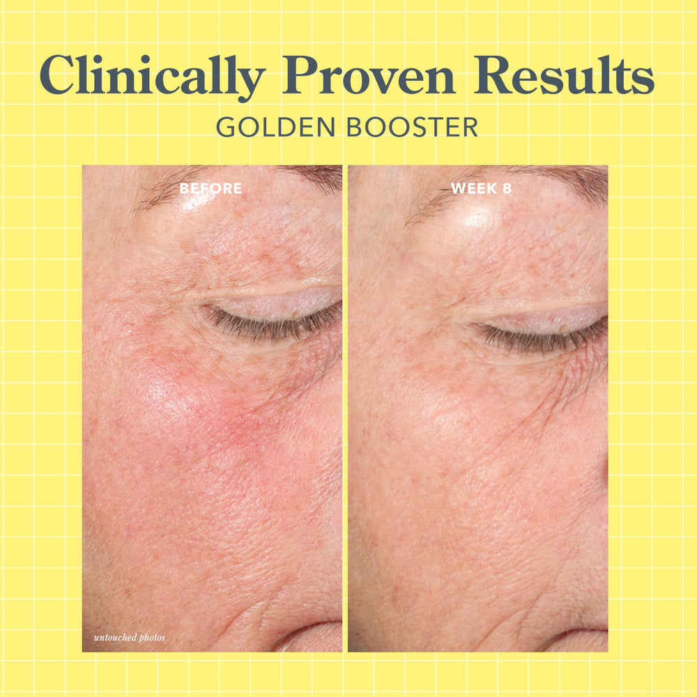 Beekman 1802 Golden Booster Amla Berry Serum – usage matin: 1 à 2 gouttes pour peau propre.