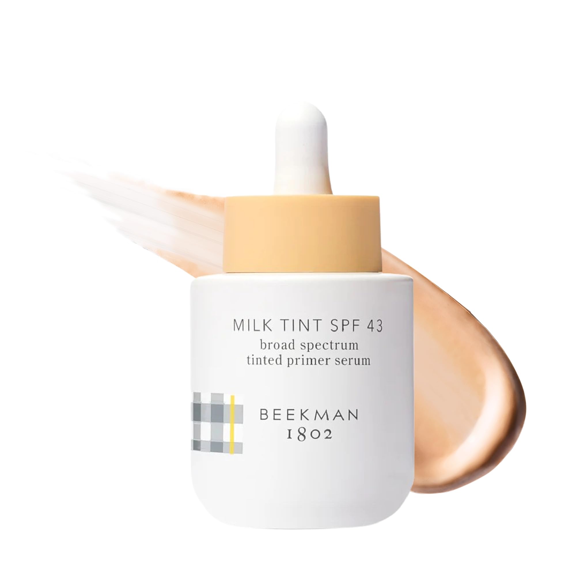 Beekman 1802 Milk Tint Primer sur bouteille, protection UV et hydratation