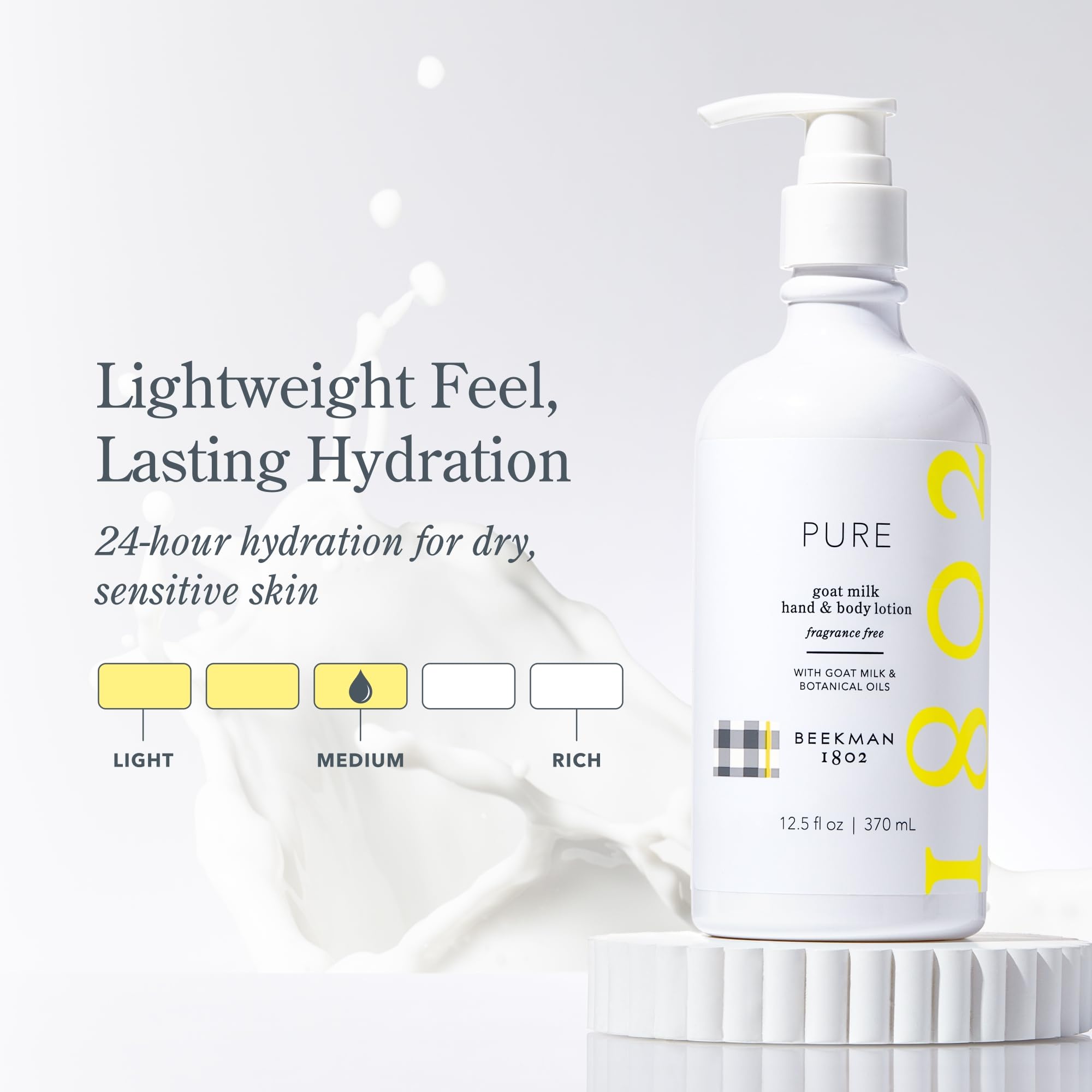 Beekman 1802 Lotion lait chèvre — formule sans toxines et sans irritants
