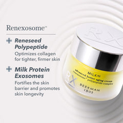 Application facile du Milk RX sur le visage