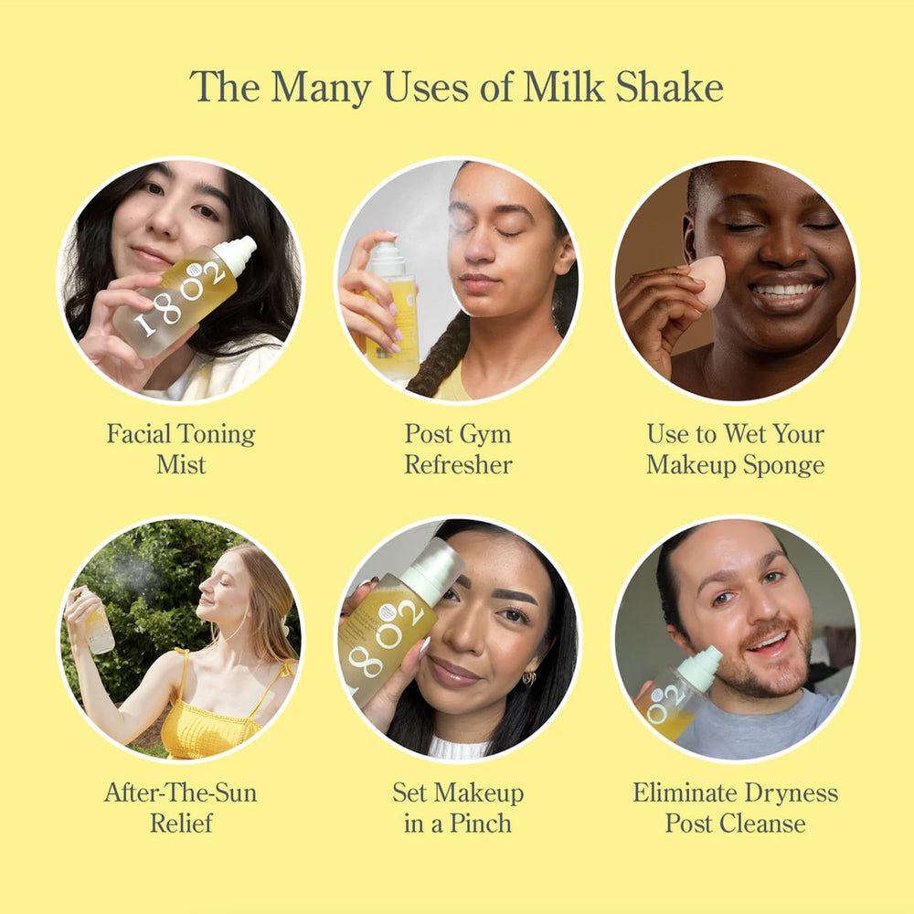 Beekman 1802 Milk Shake Mini acide-hyaluronique-squalane pour hydratation durable