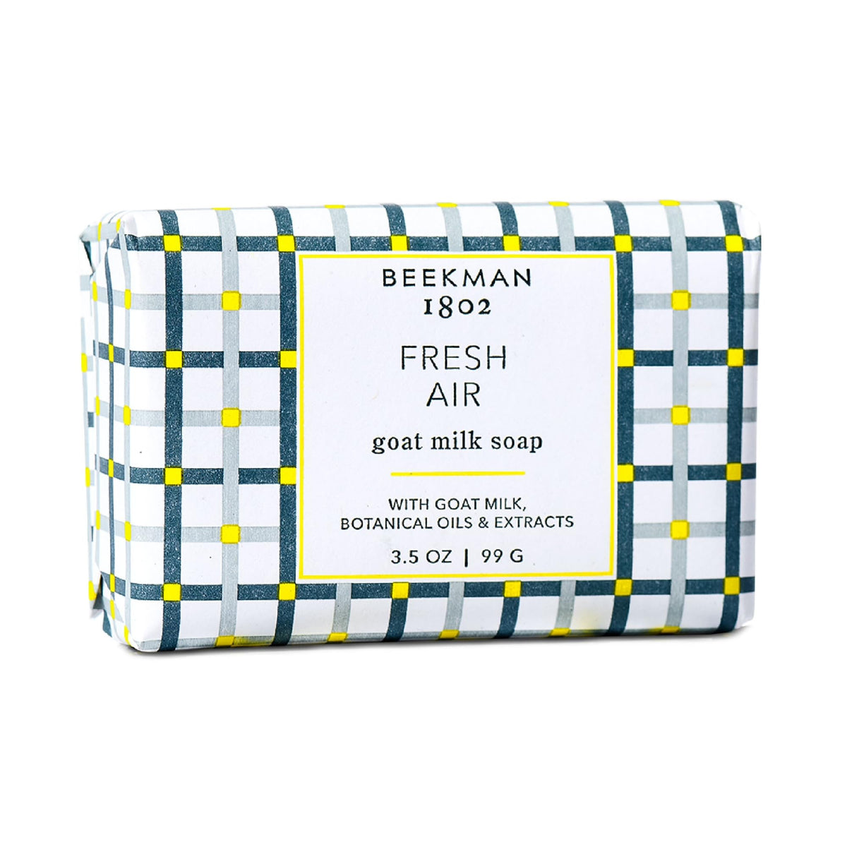 Beekman 1802 savon corps au lait de chèvre, parfum Air Frais et hydratation légère pour la peau sensible.
