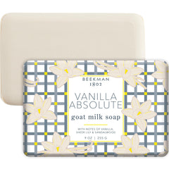 Beekman 1802 savon lait chèvre vanille absolute barre – hydratation douce pour la peau