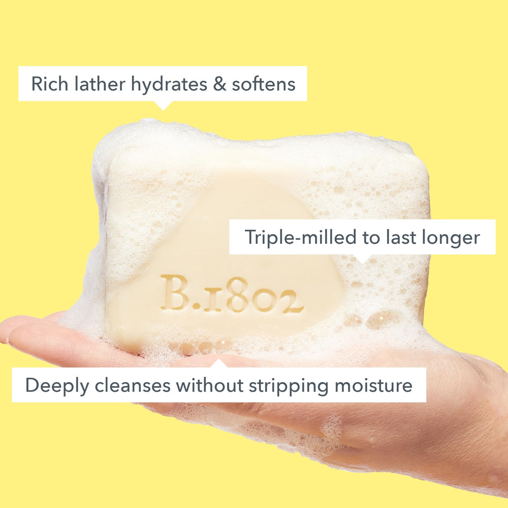 Savon Beekman 1802 lait chèvre vanille absolute – texture crémeuse visible