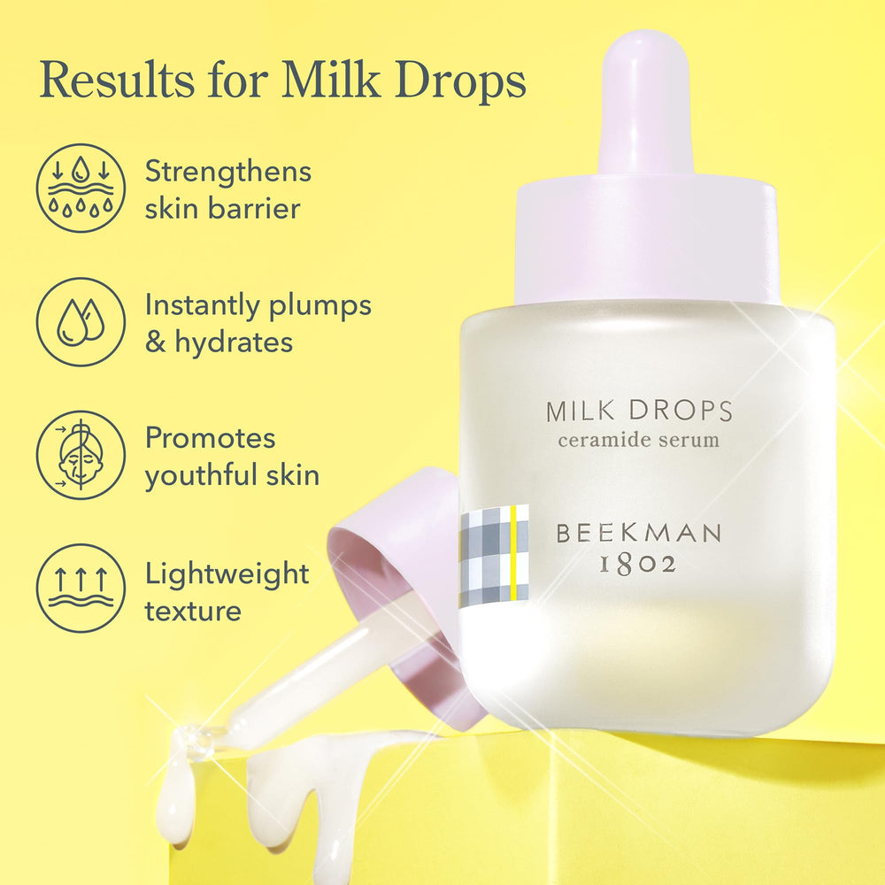 Beekman 1802 texture lait émulsion: sensation soyeuse lors de l'application.