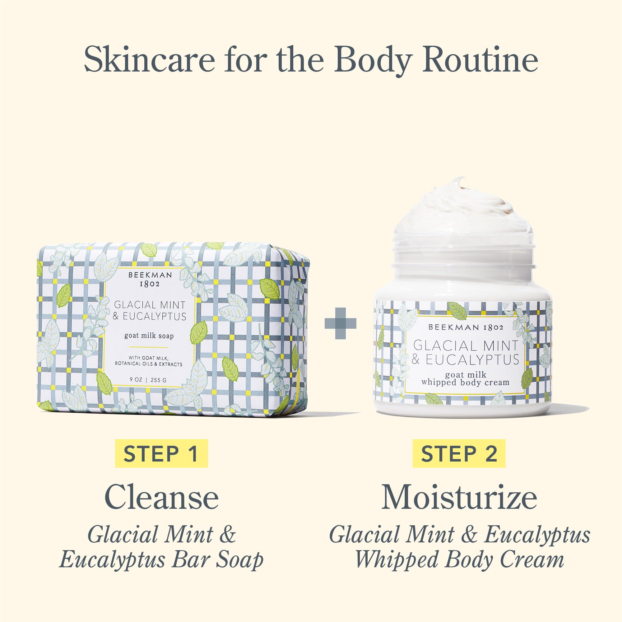 Beekman 1802 crème corps soin quotidien nourrissant.