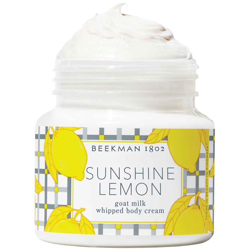Beekman 1802 crème mousse corps dans le pot, hydratation en profondeur.