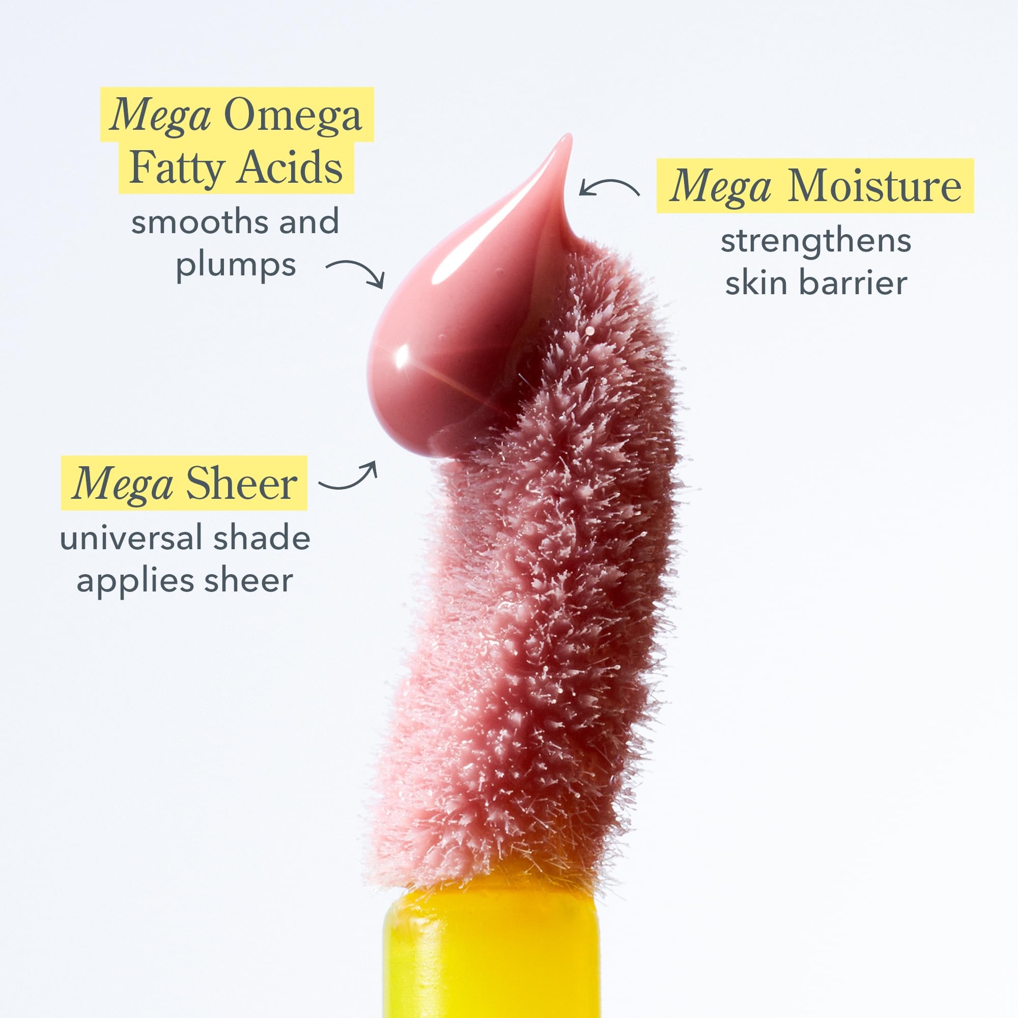 Beekman 1802 Oh Mega Milk Lip Oil, application facile pour une hydratation durable.