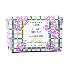 Beekman 1802 savon-corps lait-chevre Lilas Reve barres hydratant et nourrissant