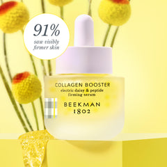 Beekman 1802 sérum visage: bulles coq10 encapsulées soutenant le collagène.