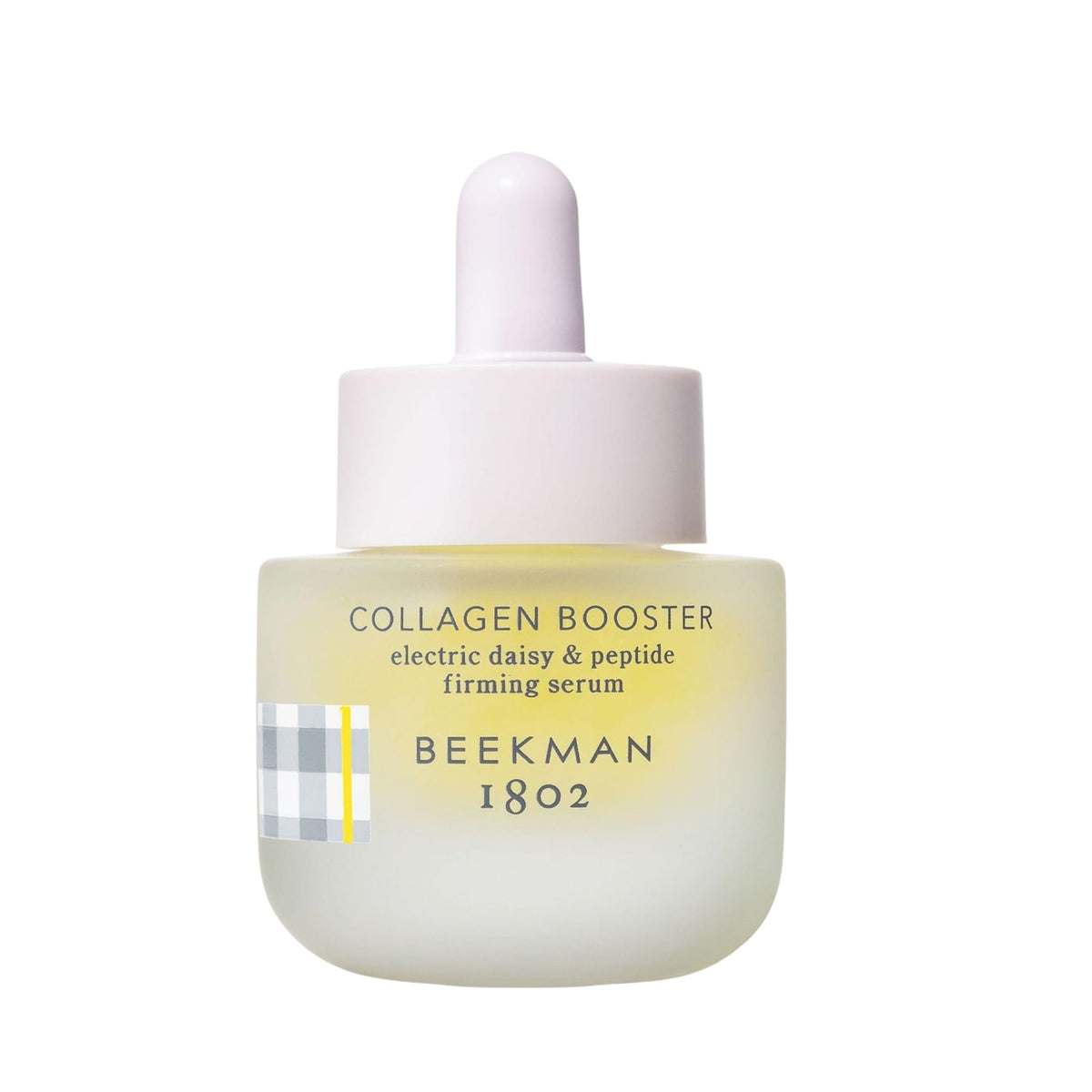 Beekman 1802 sérum visage: flacon fermant et tonifiant.