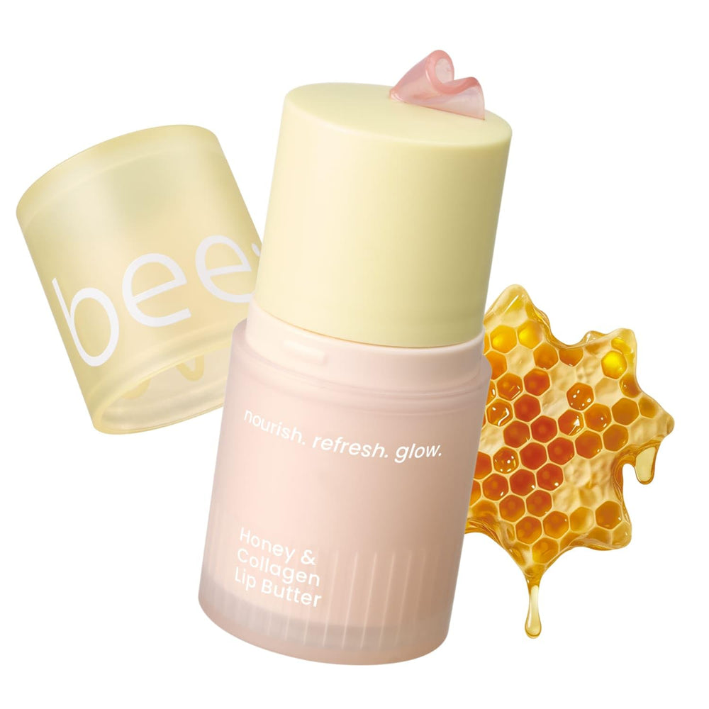 Beenuvo baume lèvre miel et collagène — emballage élégant prêt à hydrater vos lèvres.