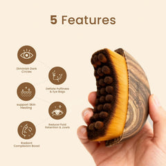 Brosse BeepWell prise en main ergonomique, facilite un massage du visage précis.