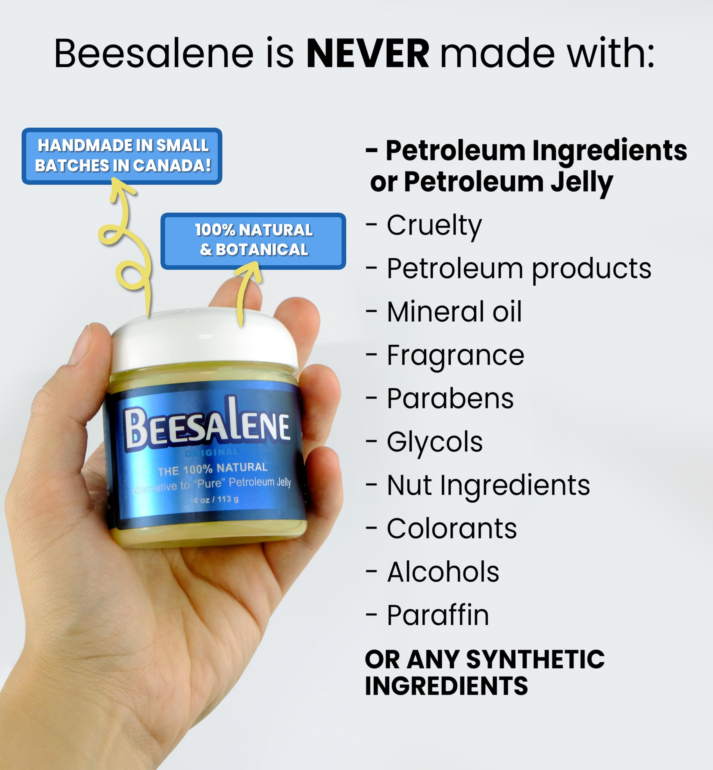 Beesalene Original baume visage: soin léger et hydratant.