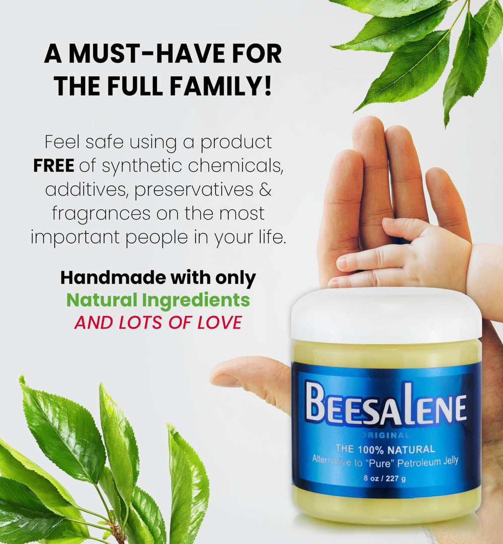 Démaquillage doux avec Beesalene Original sans détergents agressifs.