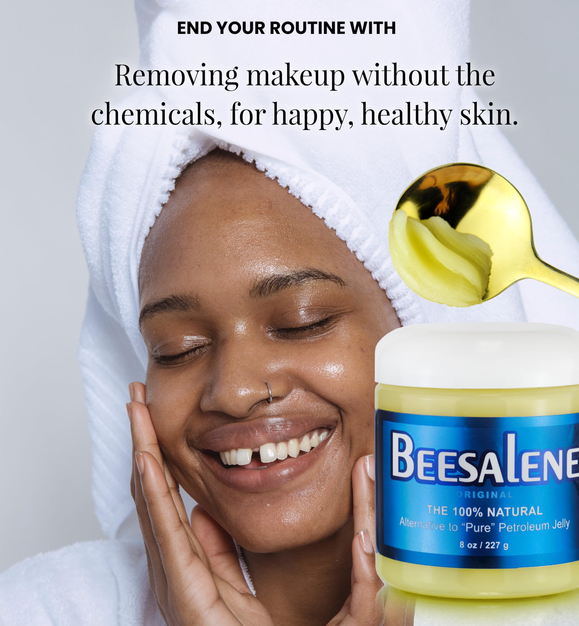 Hydratation des pieds et talons secs avec Beesalene Original.