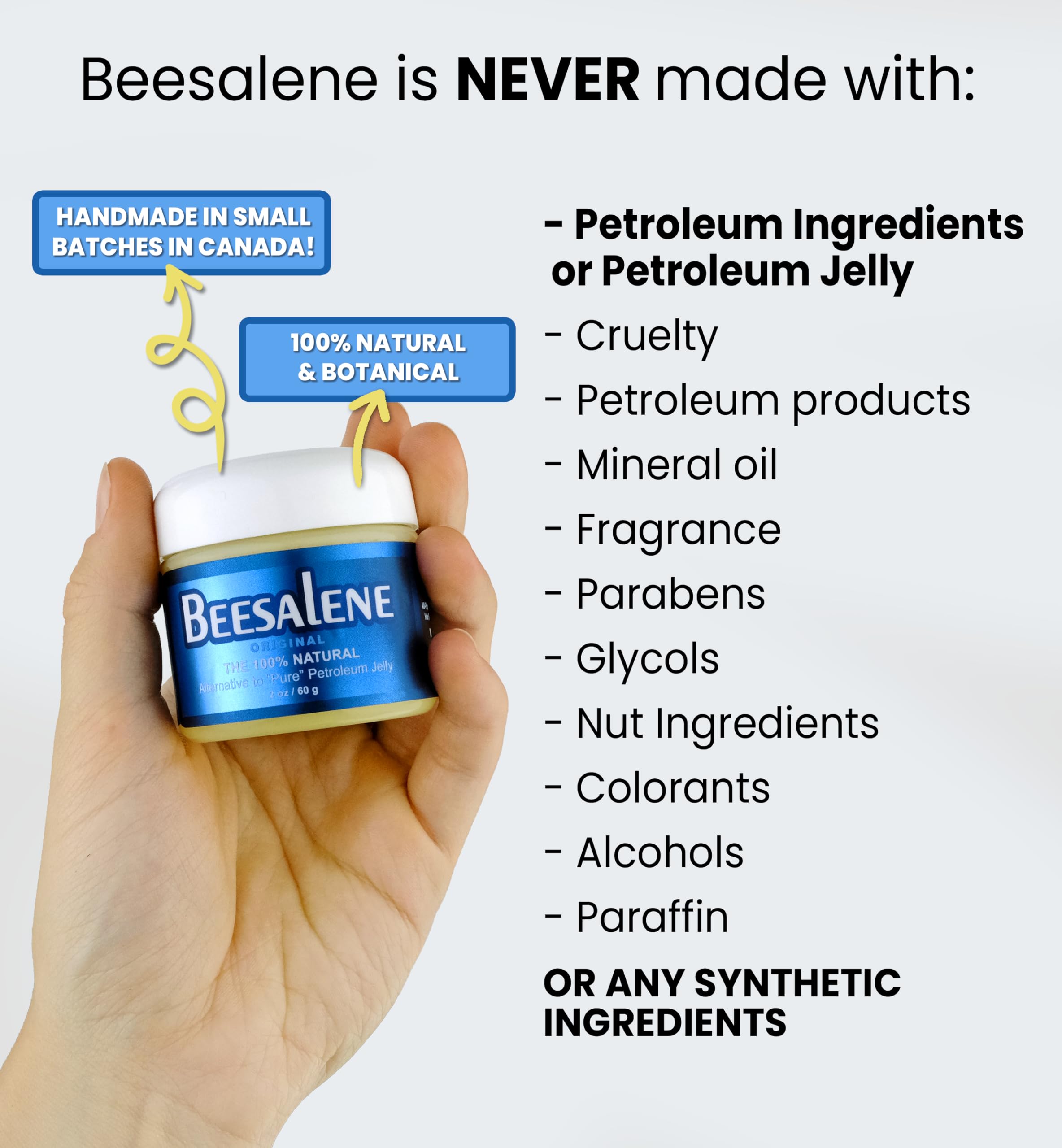 Beesalene Original – texture légère, application douce sur la peau.