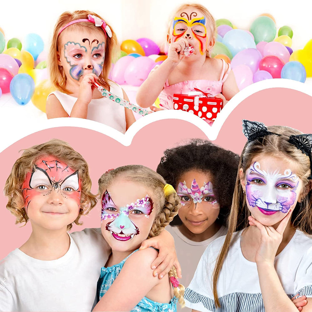 Beesjuy maquillage Halloween enfants, motif rapide et sûr