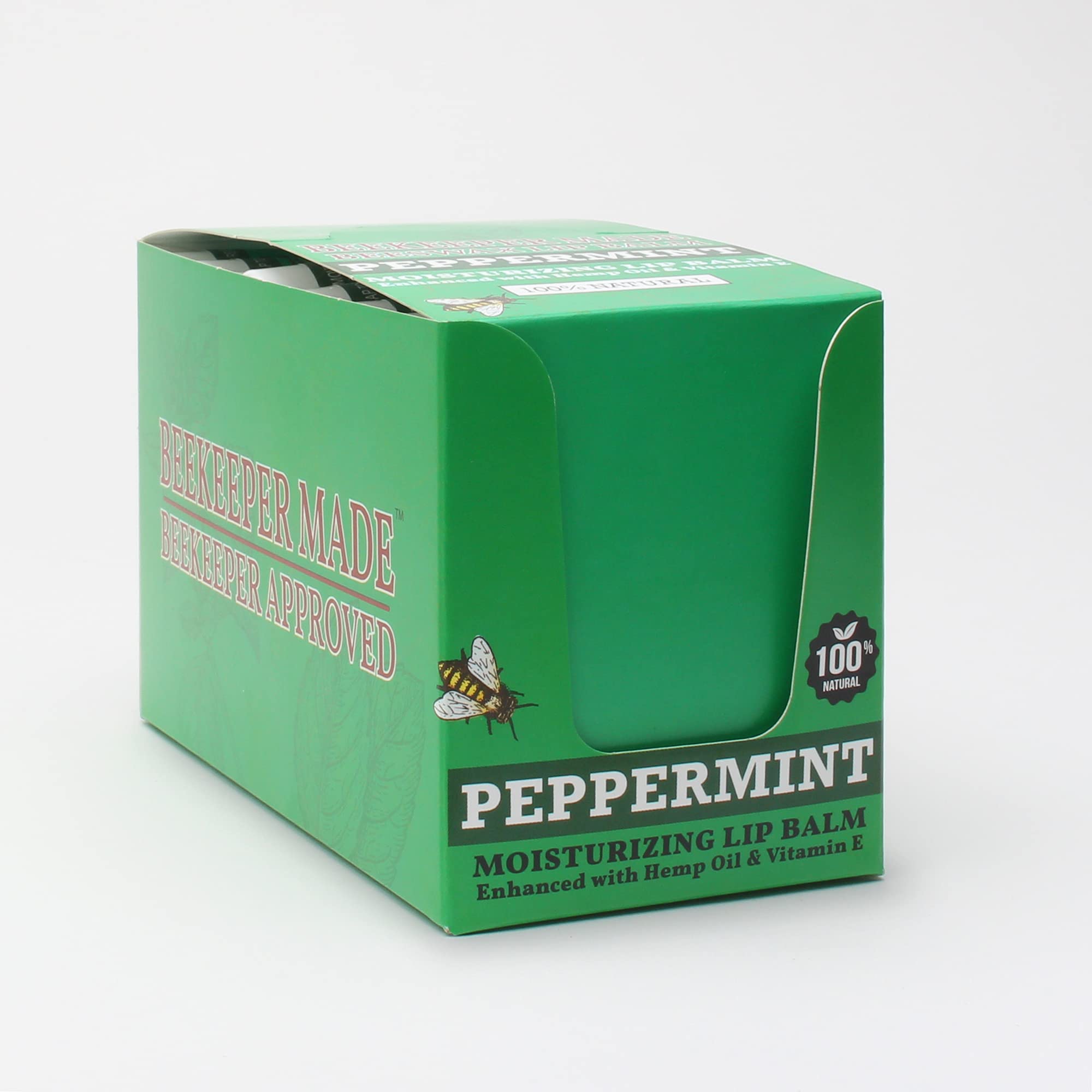 Beessential formule naturelle baume lèvres menthe-poivrée, confort quotidien.