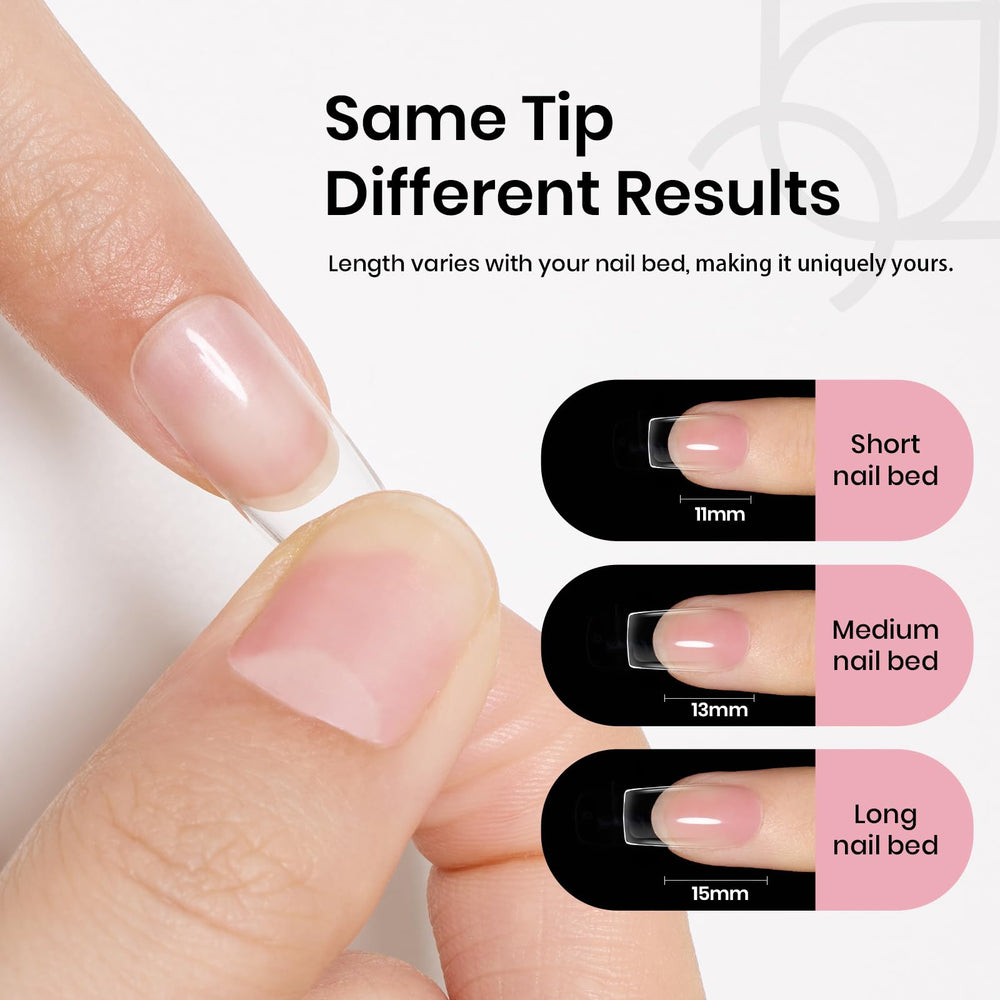 Beetles 12 tailles de faux-ongles – ajustement parfait pour chaque doigt.