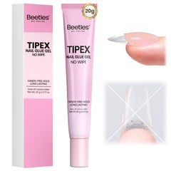 Beetles Tipex Gel, colle d’ongles sans essuyage pour une application précise.