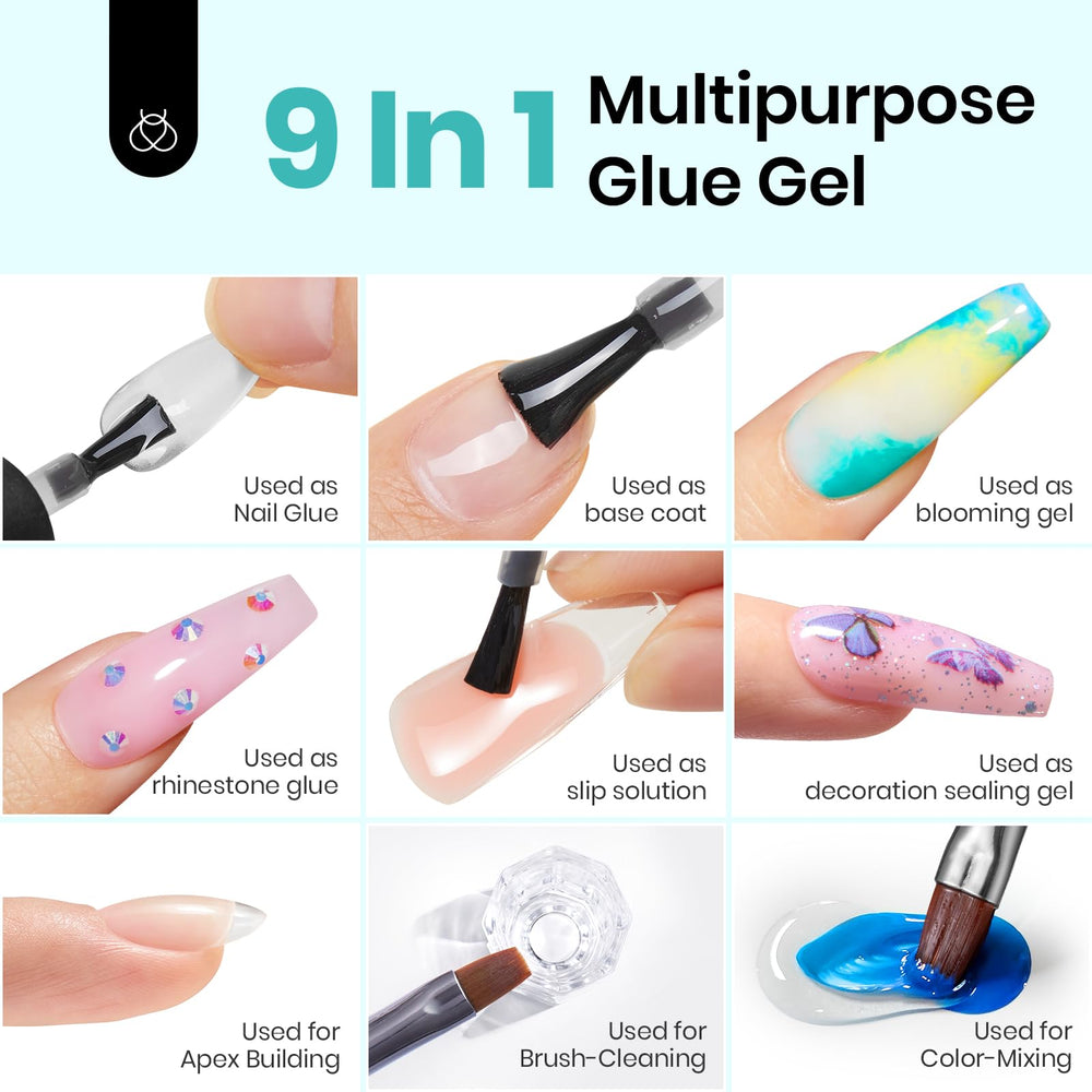 Beetles Gel 9 en 1 – effet fleurissant pour un look subtil.